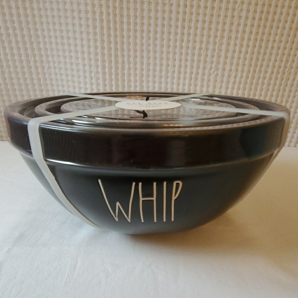 RAE DUNN Black Nested Mixing Bowls - Set of 3